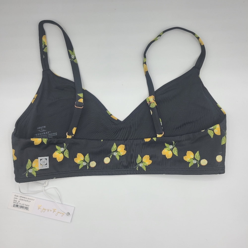 NWT Jolyn Keramas Bikini Top, Lemon Drop, Size Medium - Picture 4 of 6